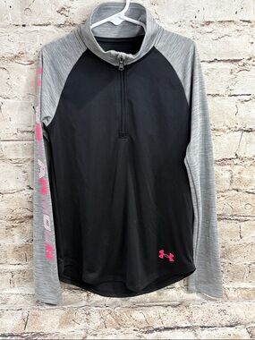 Under Armour tech graphic, half zip